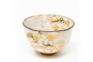 Hand-made & painted Matcha Bowl [SPRING] (Chawan) - Tiger Matcha